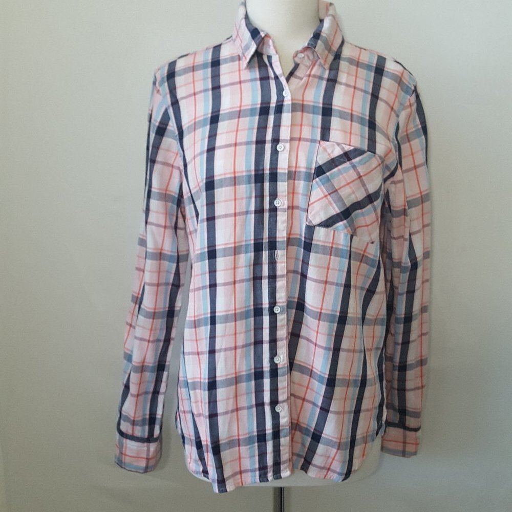 Aeropostale Prince & Fox Aero Plaid Button Up Shir